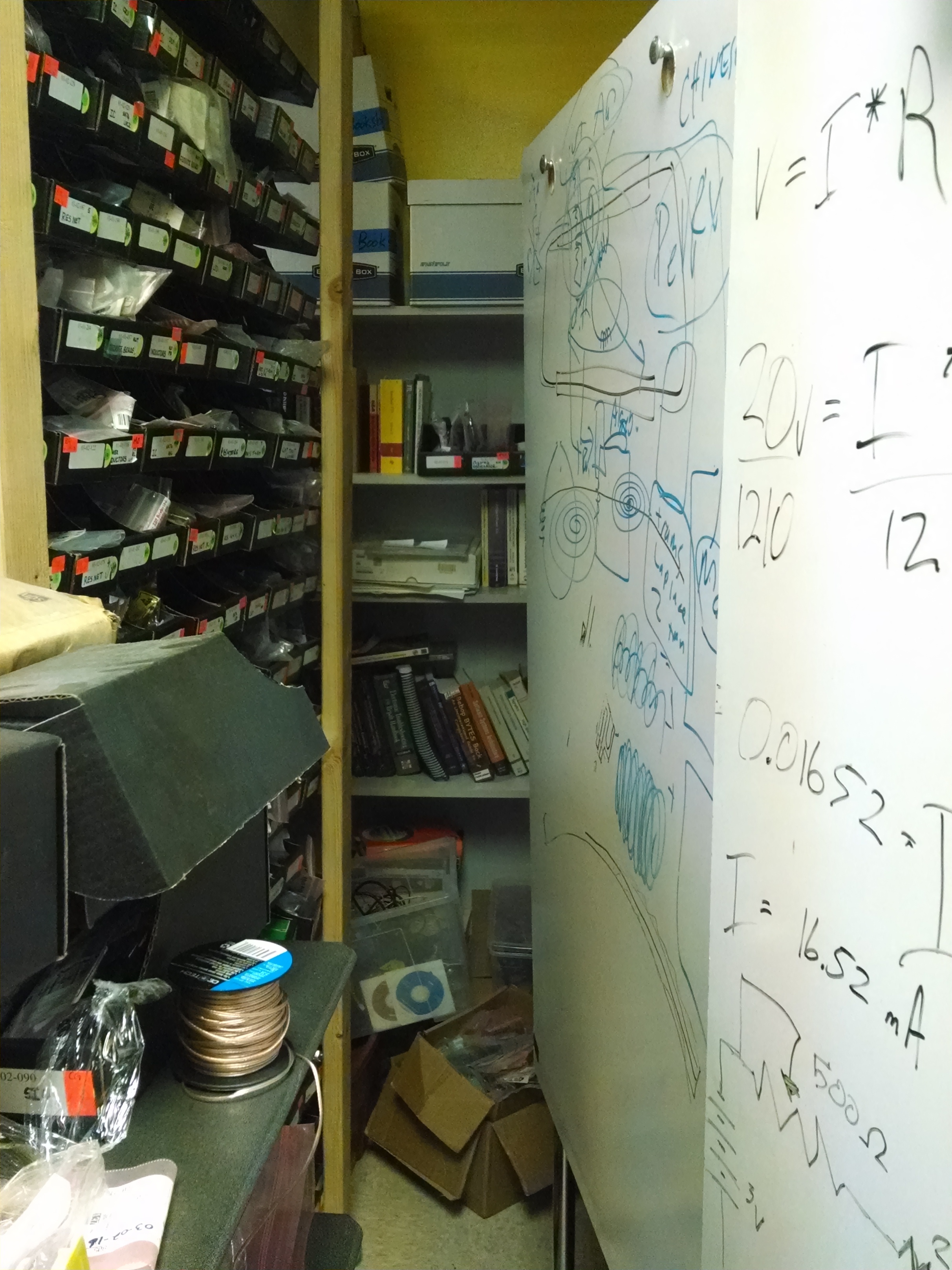 Is there any need for organization in dms electronics room