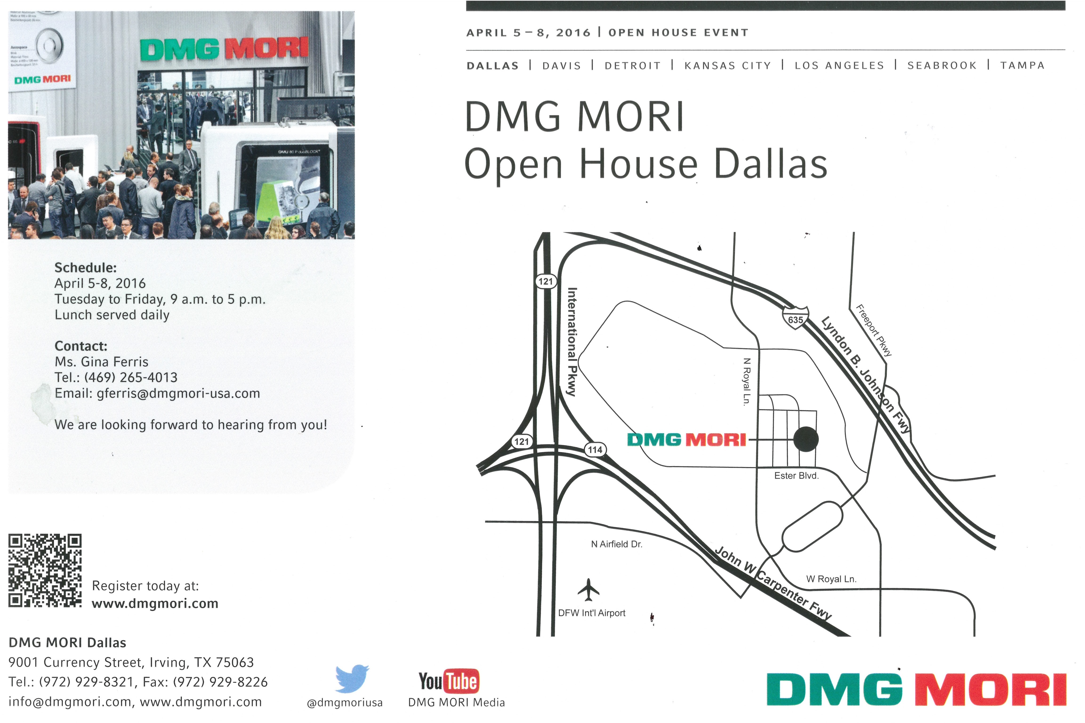 DMG Open House & Seminars Machine Shop Dallas Makerspace Talk